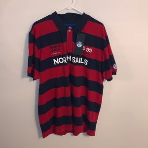 XXL North Sails Striped Polo Shirt